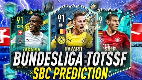 Bayern munich could have had even more stars included, like goretzka, neuer, or pacey wingers coman and sane. ECCO LE #SBC TOTS DI FIFA 20 della BUNDESLIGA 🤩 | TEAM OF THE SEASON PREDICTIONS - YouTube