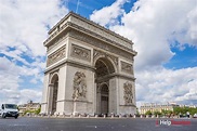Verhüllung des Triumphbogens durch Christo in Paris | Touristen in Paris
