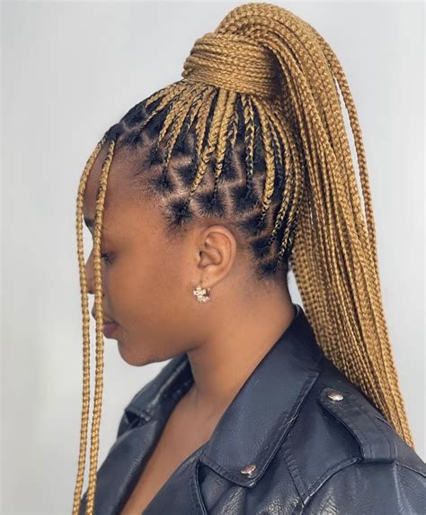 Light Brown Knotless Braids 40 Cute Box Braids Hairstyles To Try In
