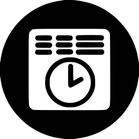 Timetable Svg Png Icon Free Download 550919 Onlinewebfontscom