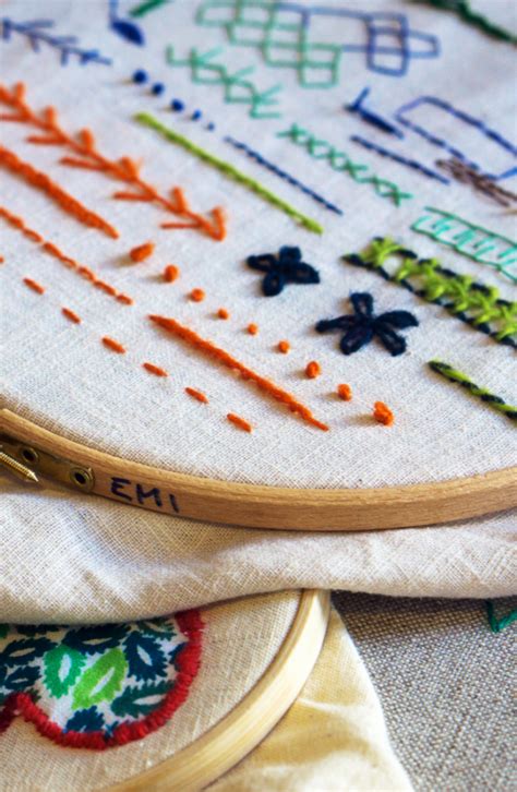 10 Easiest Embroidery Stitches For Beginners • Picky Stitch