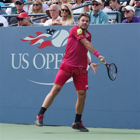 Grand Slam Champion Stanislas Wawrinka Of Switzerland In Action During