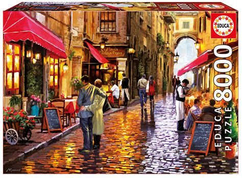 Free shipping on orders over $65 Café Street Jigsaw Puzzle | PuzzleWarehouse.com
