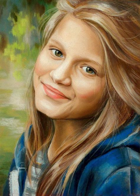 Children Custom Oil Portrait Painting 12x16 Oil Painting Portrait