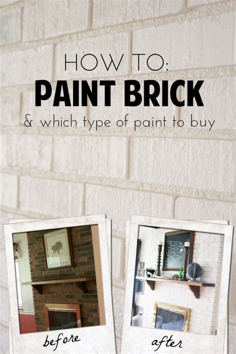 If not, then primer will help make your topcoat of colour stand out much more. How to Paint a Brick Fireplace (and the Best Paint to Use!) | Brick fireplace makeover, Home diy ...