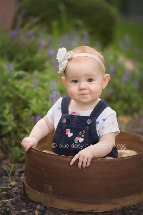 Nora 8 Months Old Springfield Rochester Il Baby Photographer