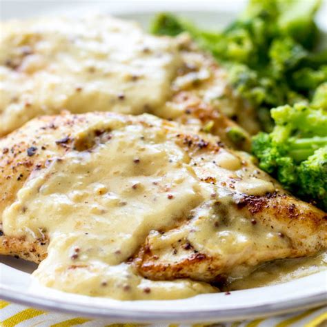In a small mixing bowl, combine the dijon mustard, honey and mayonnaise.set aside. CREAMY HONEY MUSTARD CHICKEN | Honey mustard chicken ...