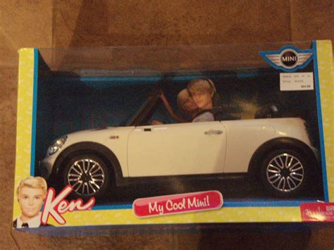 Barbie And Ken My Cool Mini Cooper 2 Dolls Barbie And Ken Doll White