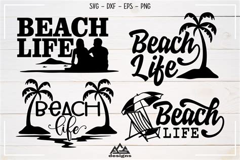 Beach Beach Life Svg Design By Agsdesign Thehungryjpeg