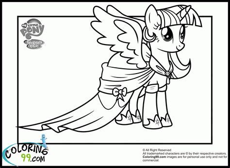 Rainbow dash, a tomboyish pegasus pony who. My Little Pony Coloring Pages Twilight Sparkle And Friends ...