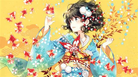 You will definitely choose from a huge number of pictures that option that will suit. Kimono Anime Girl 4K Wallpapers | HD Wallpapers | ID #18627