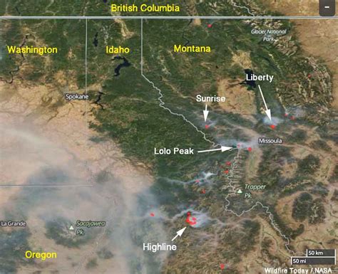 Fires In Idaho Today Map World Map