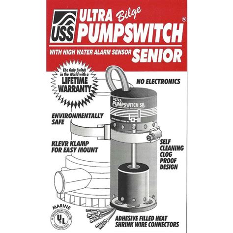 Senior Ultra Bilge Pump Switch Ultra Safety Systems Fisheries Supply