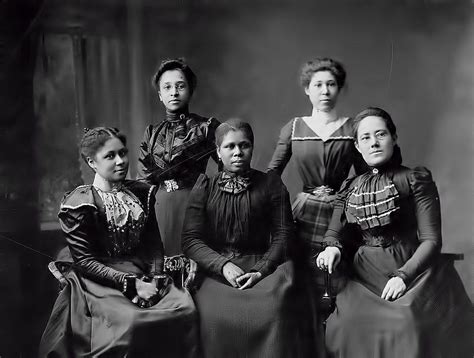 Five Black Officers Of The Womens League In Newport Rhode Island
