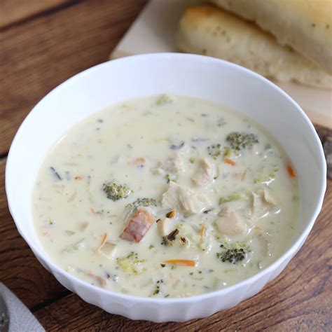 Season the chicken with 1 teaspoon each salt and pepper. The very BEST creamy chicken and rice soup - It's Always ...