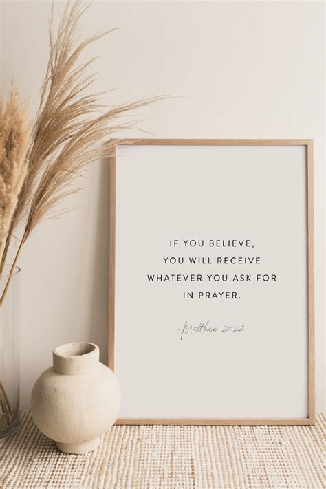 Matthew 2122 Printable Wall Art Modern Christian Minimal Etsy