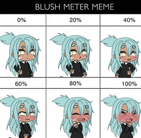 Blush Meter Meme Gacha Life Amino