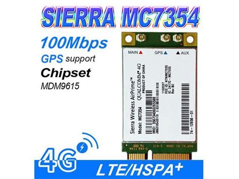 Mc7354 Sierra Wireless Mini Pcie Lte 4g Qualcomm Wcdma Gsm Gprs Gnss