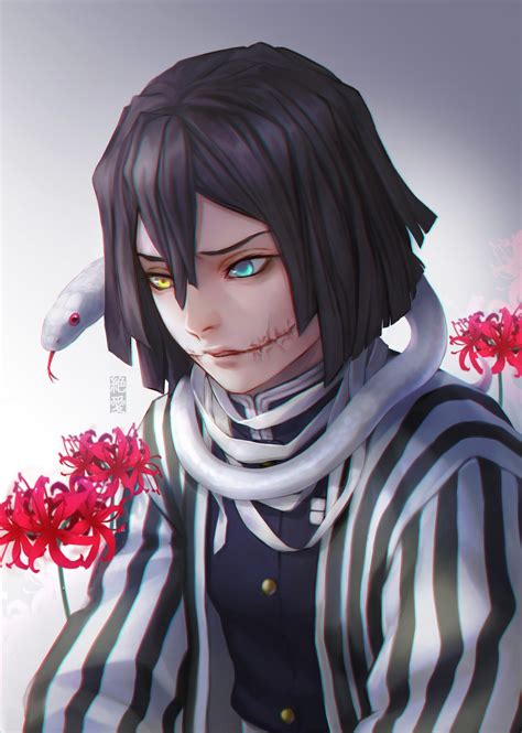 Kimetsu No Yaiba Hashira Obanai Iguro Silhouette - vrogue.co