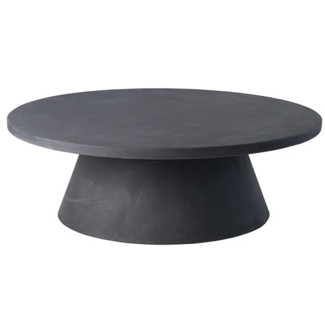 Modern Round Lightweight Coffee Table In Grey Inner Gardens