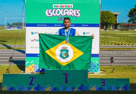 Ceará é 7º lugar na regional Belém das Paralimpíadas Escolares 2023