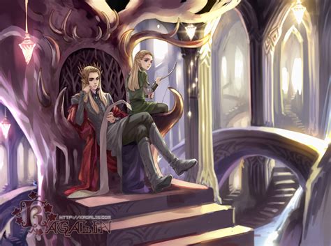 Legolas And Thranduil Tolkien S Legendarium And More Drawn By