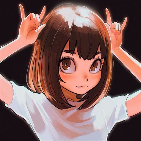 Manga Anime Kawaii Girl Digital Art Girls Cartoon Art