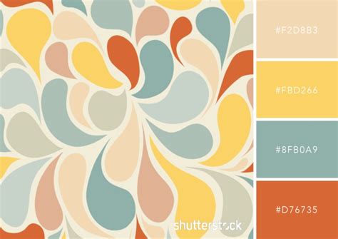 Free Swatch Download 25 Retro Color Palettes