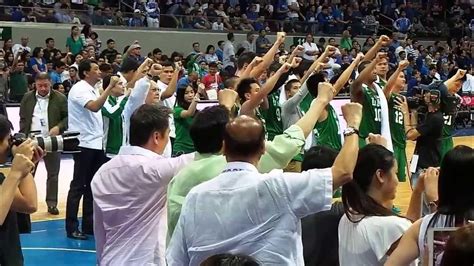 La Salle Crowd After A Victory Win Over Ateneo Youtube