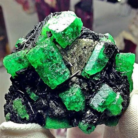 Amazing New Find Emerald With Tourmaline Specimen From Ethiopia Photo