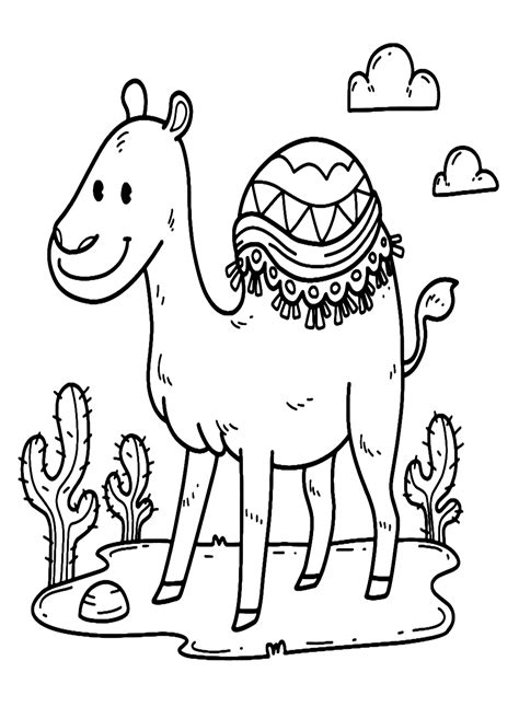 Cartoon Camel Coloring Pages The Best Porn Website