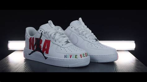 Nba Youngboy Custom Air Forces Youtube