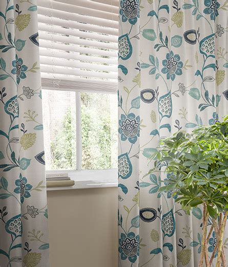 Curtain Honduras Tealnavy Next Made To Measure