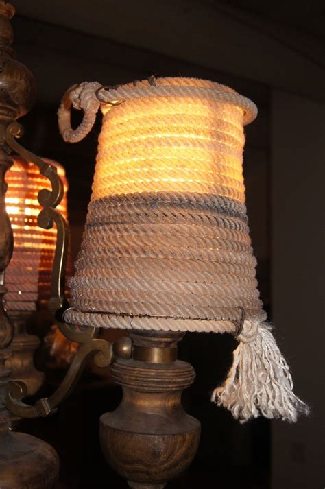 Hand Crafted Rustic Style Lamp Shade Western Rope Lamp Shade By Junk A