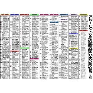 Organische, einschließlich symptomatischer psychischer störungen. ICD-10, psychische Störungen, Tafel Buch versandkostenfrei ...