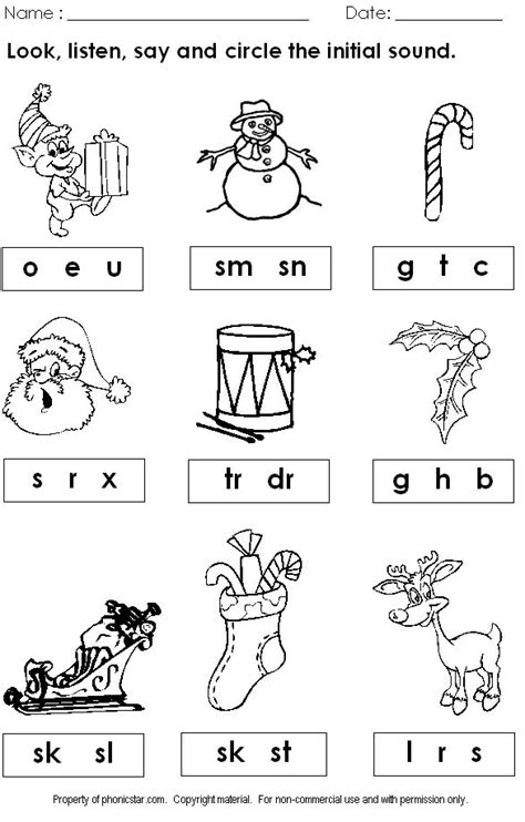 All worksheets only my followed users only my favourite worksheets only my own worksheets. holiday worksheets | Christmas Phonics Worksheet | Phonics ...