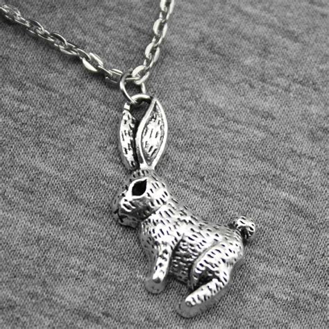 Wysiwyg 29x19mm Rabbit Pendant Necklace Jewelry Handmade Necklace T For Women Dropship