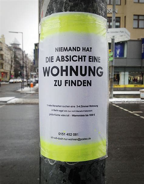 Schauen sie die liste aller verfügbaren mietwohnungen in berlin an, vergleichen sie und finden sie die für sie richtige wohnung! Wer in Berlin eine Wohnung finden möchte, sollte kreativ ...