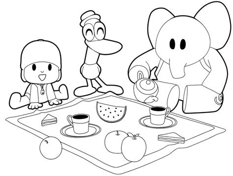 pocoyo – Colorear Dibujos