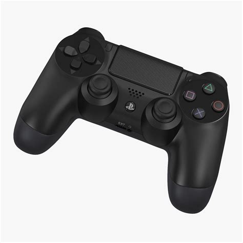 Dualshock 4 Wireless Controller For Playstation 4 Black 3d Model 7