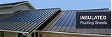 Images of Metal Insulated Roofing Sheets