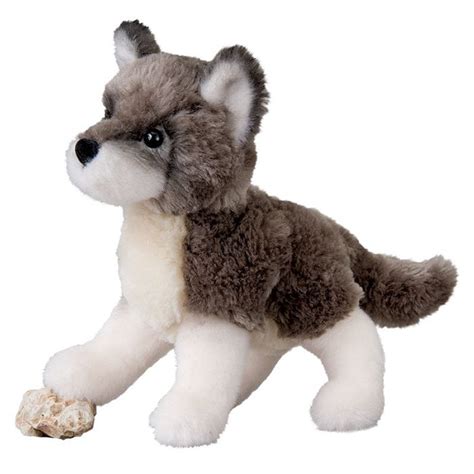 Douglas Ashes Wolf Plush Toy 75 Stuffed Animal