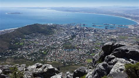 Aerial View Of Cape Town — Fall Sea Stock Photo 137477110