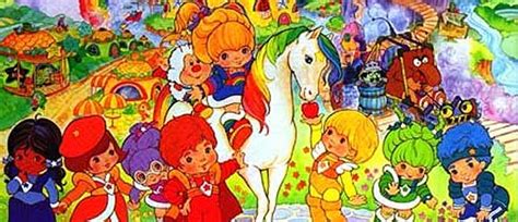 Rainbow brite and friends clockwise from top left: The History of Rainbow Brite