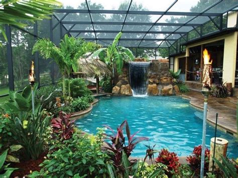47 Pool Landscaping Ideas Tropical Small Backyards Savvy Ways About