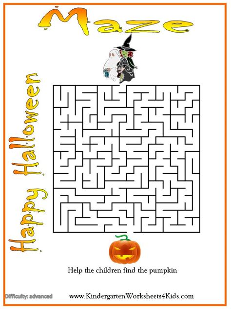 Halloween Worksheets Games Activities And Printables