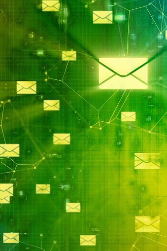 Futuristic Secure Mail Connections Backgrounds Stock Photo Download