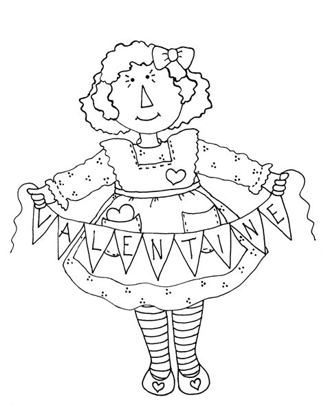 Free Dearie Dolls Digi Stamps Raggedy Ann I Love You Raggedy Ann Digi