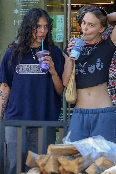 Lily Rose Depp And 070 Shake Out For Lunch At Erewhon In Studio City 10