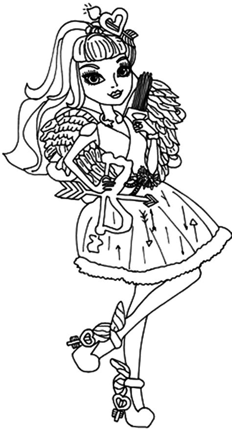 — you can quickly choose suitable pictures for your kids absolutely free of charge. The Famous Cupid Ever In After High Coloring Pages - Download & Print Online Coloring Pages for ...